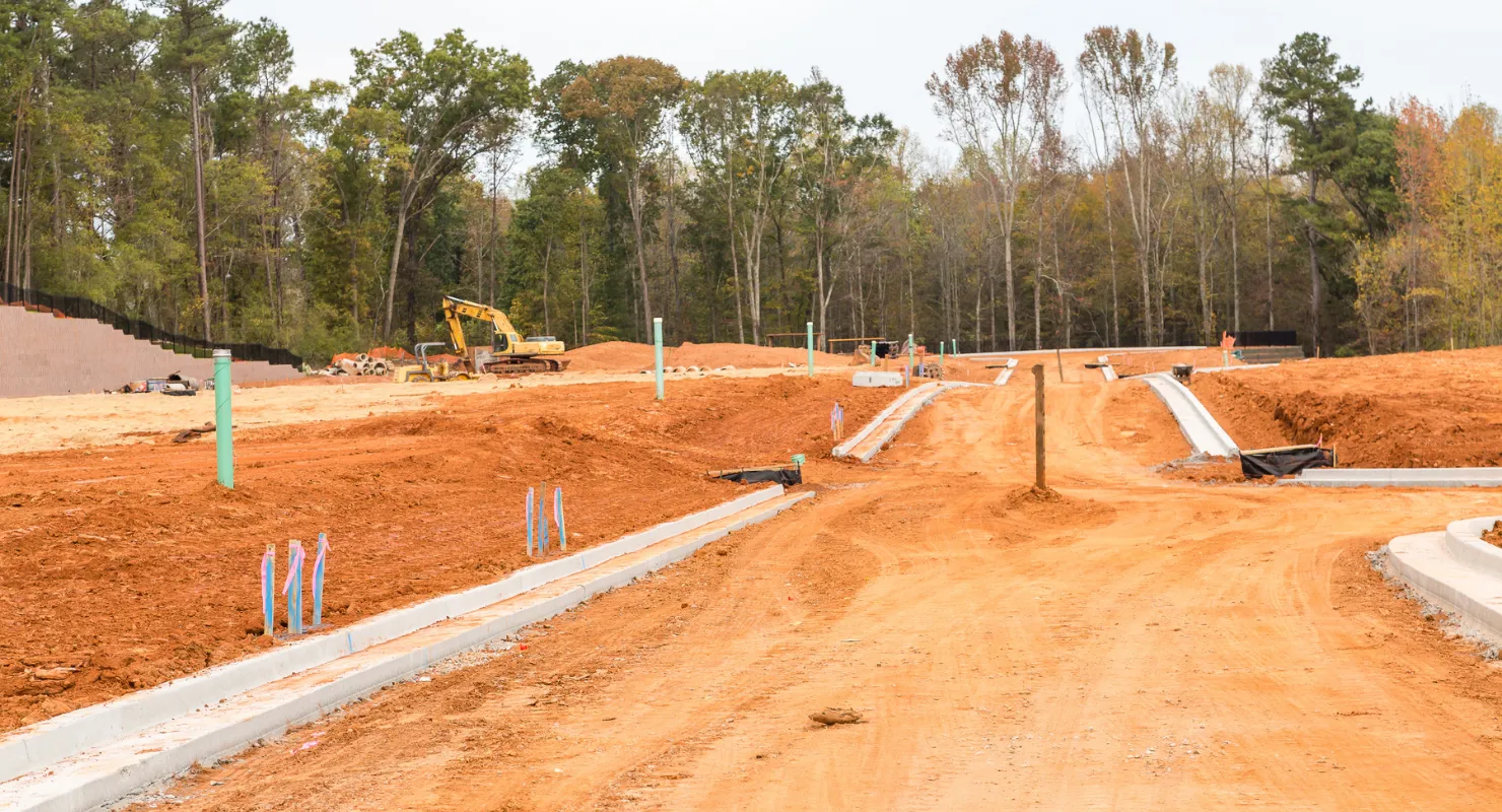 Rough and finish grading services in Dallas for land leveling and proper drainage